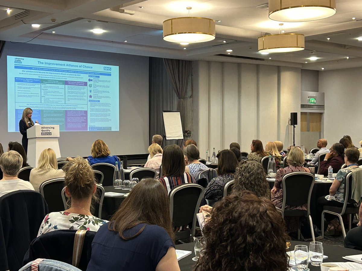 We’re starting off our day with an introduction from our Chief Executive, Dr Susy Cook. 

Not only is Susy welcoming us all to Birmingham, but she is introducing the room to our brand new strategy, showcasing Aqua as the improvement alliance of choice!