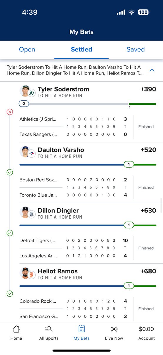 StaabBlake's tweet image. 1 away everytime