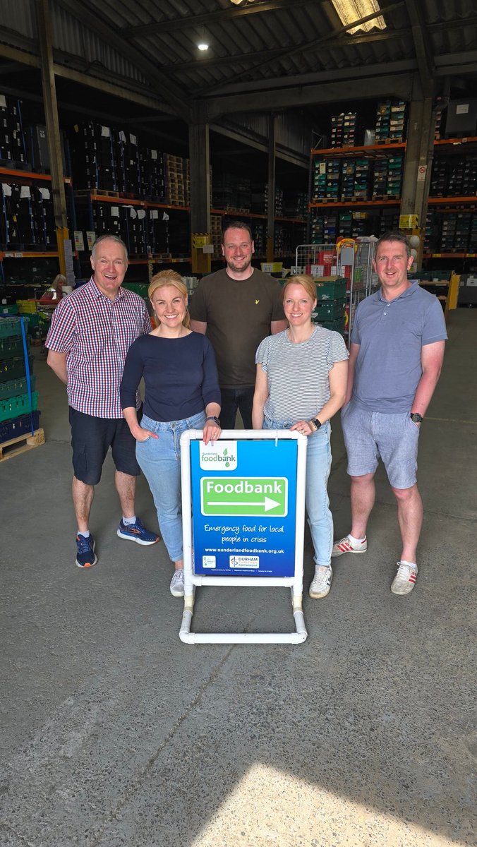 This week, we had the pleasure of helping out at Sunderland Foodbank and seeing the brilliant work that they do. Serving over 40 distribution outlets over C. Durham &amp; Sunderland, their volunteers do an incredible job.

Did you know there are more foodbanks than McDonalds?