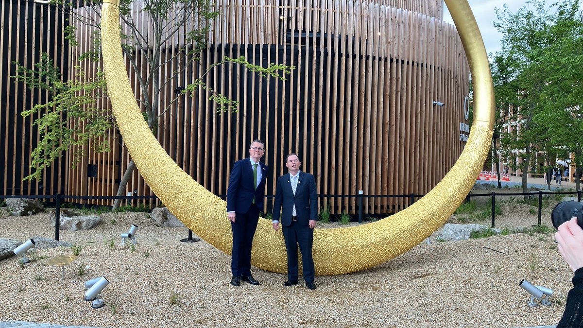 オドノヴァン大臣とコール大使は、EXPO 2025 大阪・関西万博の