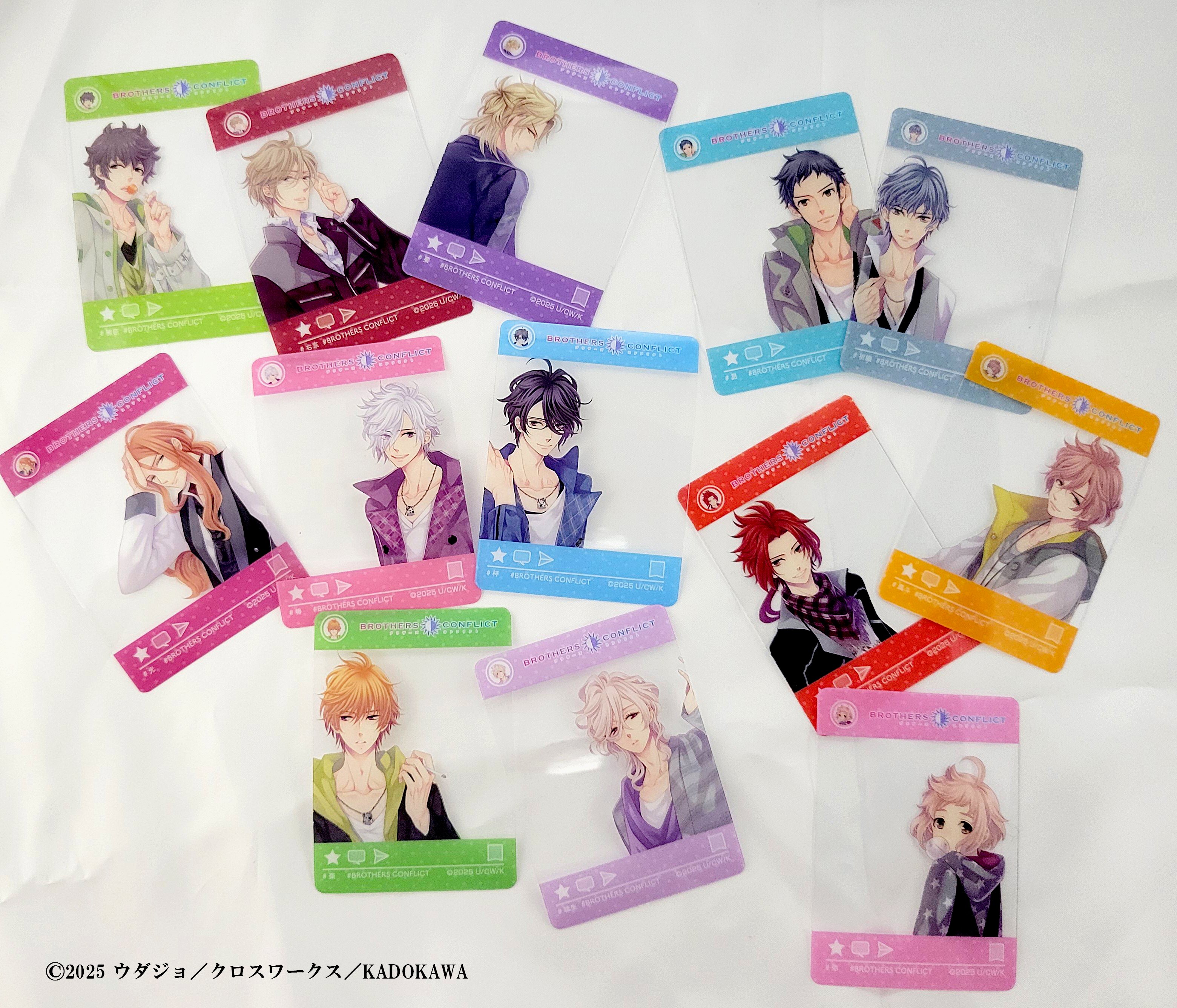 BROTHERS CONFLICT ハート型ラメアクリルバッジvol.1 7個入り