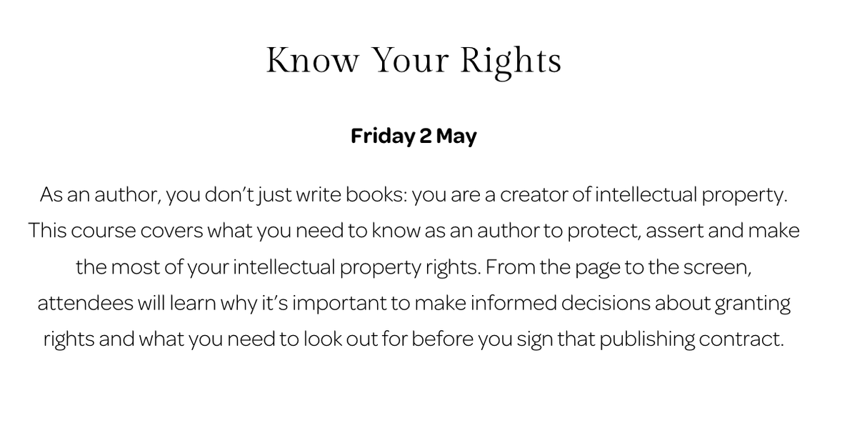 CornerstonesLit's tweet photo. Join us online today from 12:30 - 2pm - or catch the recording - for published or unpublished authors, this is an unmissable session on rights with @KNLitAgency

https://t.co/fPeYnJuecC

#writers #authors #agents #publishing #WritingCommunity #selfpublishing #literaryagents #edit https://t.co/9e3wyvSCQU