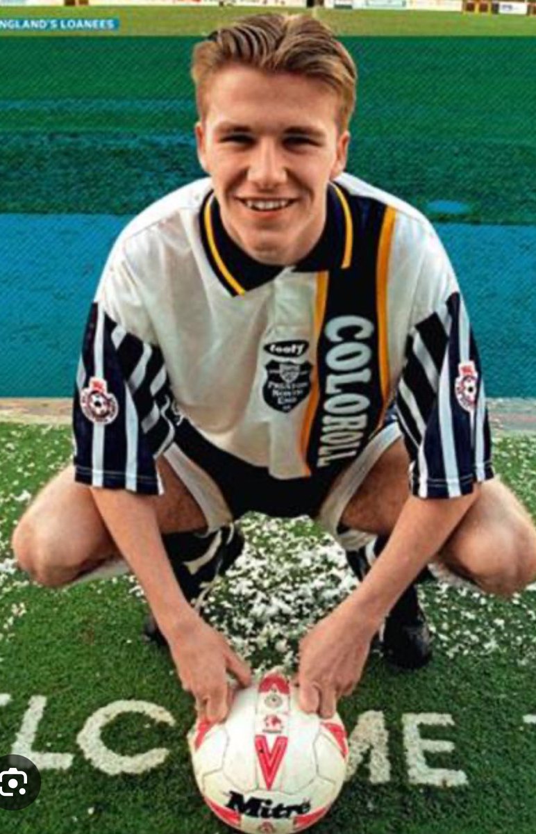Radicals, Rebels, Royals / The Beautiful Badge (@beautifulbadge) on Twitter photo Happy 50th Birthday to former <a href="/pnefc/">Preston North End FC</a> player mr David Beckham.
If only he’d stayed at deepdale, he might have made something of his career. Happy 50th Birthday to former <a href="/pnefc/">Preston North End FC</a> player mr David Beckham.
If only he’d stayed at deepdale, he might have made something of his career.