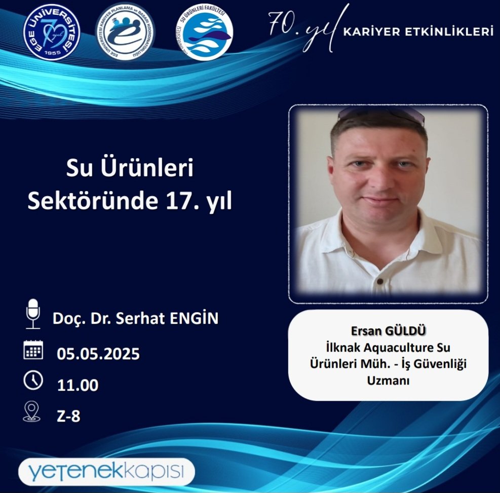 Kariyer ve Başarı Koordntörlüğü etkinlikleri kapsaminda Fakültemiz tarafından düzenlenen Kariyer Söyleşisinde  Müh.Ersan GÜLDÜ öğrencilerimizle buluşacak. 05.05.2025  pzrtsi günü saat 11.00'de gerçeklestirilecek etkinliğimize katılımınızı bekliyoruz. <a href="/ProfNecdetBudak/">Prof.Dr.Necdet BUDAK</a> <a href="/halilsen35/">Halil</a>