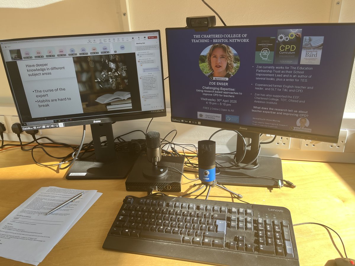 Missed <a href="/greeborunner/">Zoe Enser 🐉</a> Zoe Enser's talk for the <a href="/CharteredColl/">Chartered College of Teaching</a> Bristol Network?
 
Listen via the EduResearching podcast: spotifycreators-web.app.link/e/dZ0KvZf90Sb

You can also review our other great talks this year, from <a href="/MrGoodwin23/">David Goodwin</a>, <a href="/Dr_Castelino/">Jo Castelino</a>, <a href="/Counsell_C/">Christine Counsell</a> &amp; <a href="/Positivteacha/">Mr Pink</a>

Video coming soon!