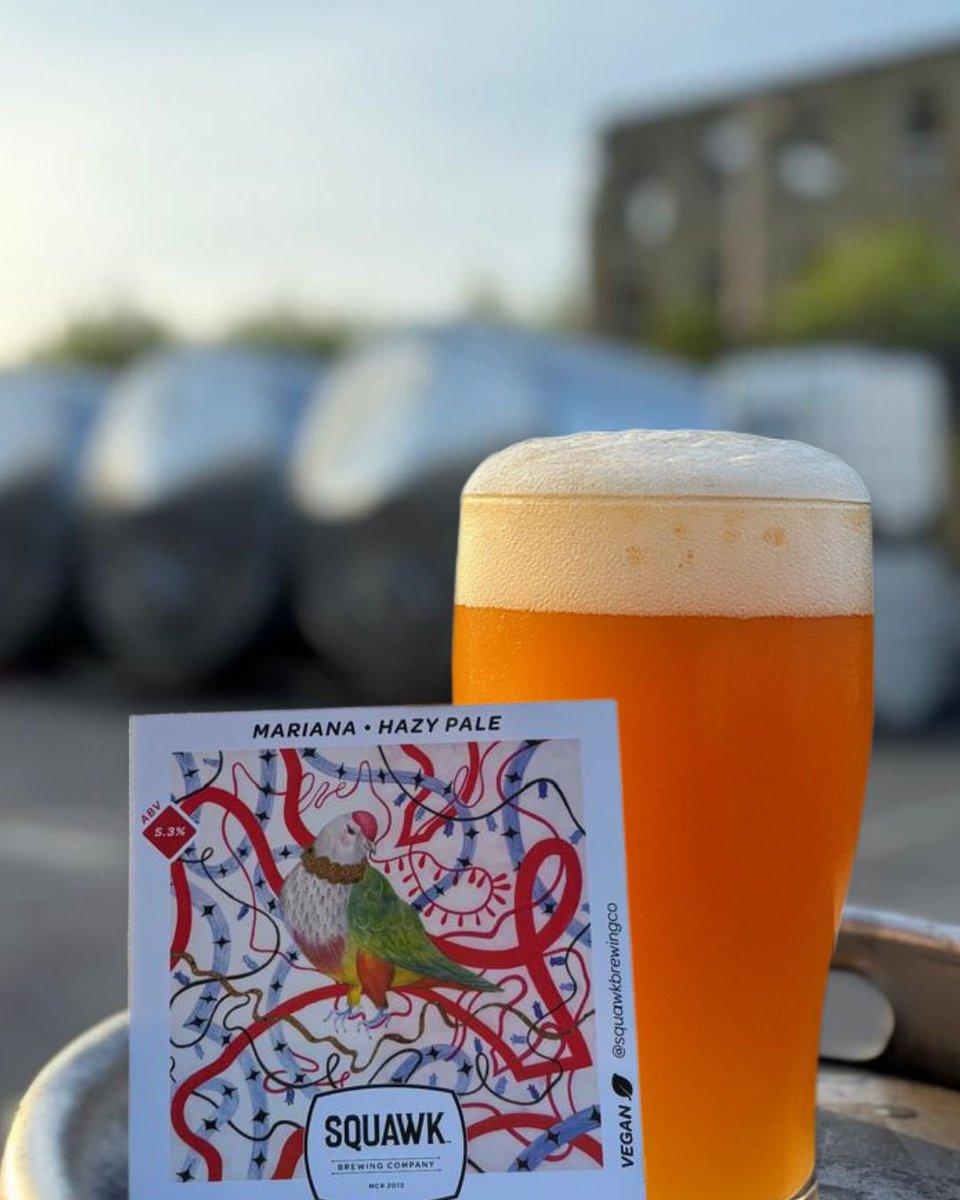 🌺 🦜 MARIANA - HAZY PALE 🦜🌺

Introducing our latest brew! Mariana 5.3% Tropical CASK hazy pale ale bursting with juicy pineapple, zesty lime and a helping of passionfruit goodness from the Citra hops. El Dorado hops pile on the tropical vibes with flavours of stone fruit. 🌴