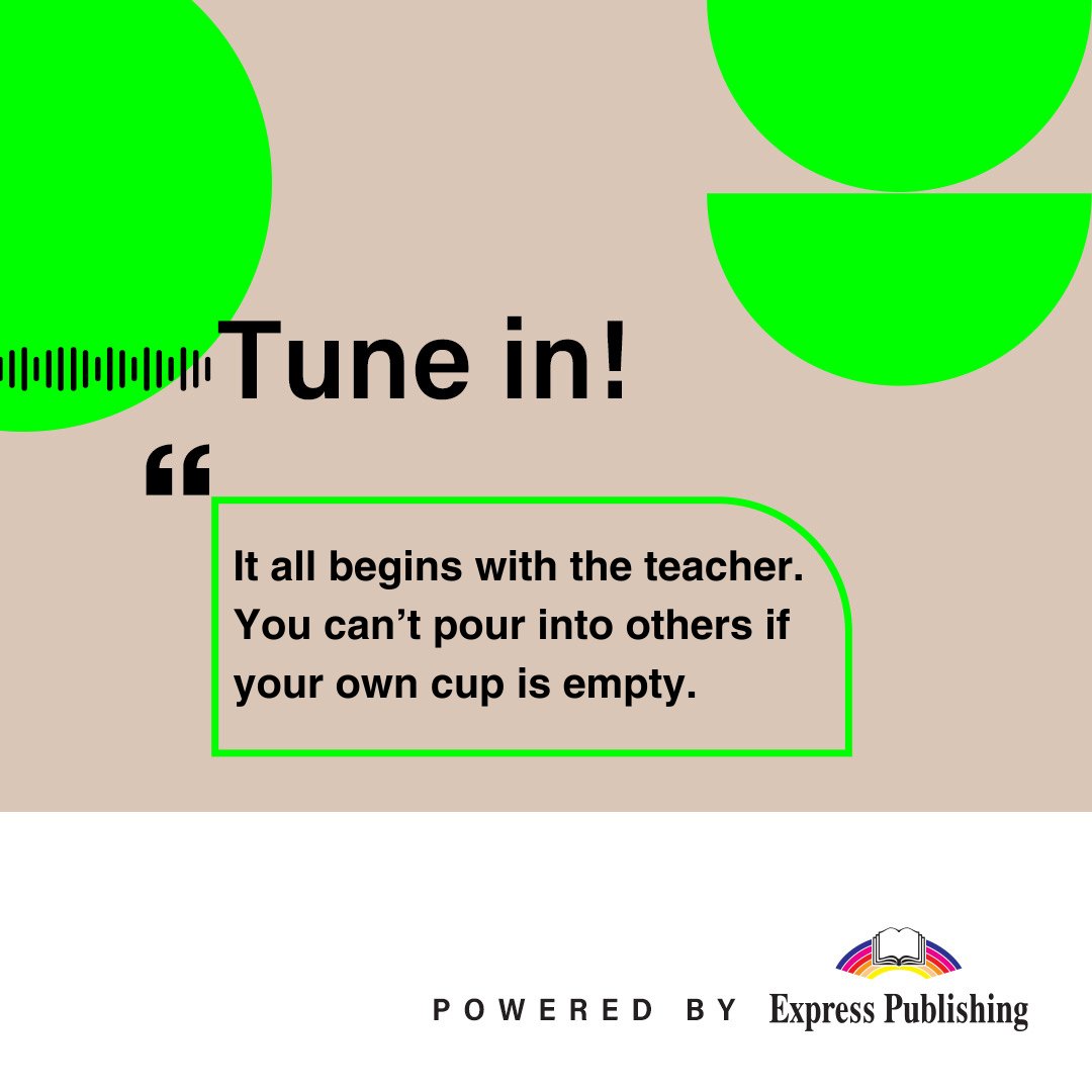 🤝What does it mean to teach with compassion and why does it matter?
Tune in!
youtu.be/HogqyOiCZP4
open.spotify.com/episode/3woSuh…

#teacherscoffee #podcast #education #compassion #expresspublishing