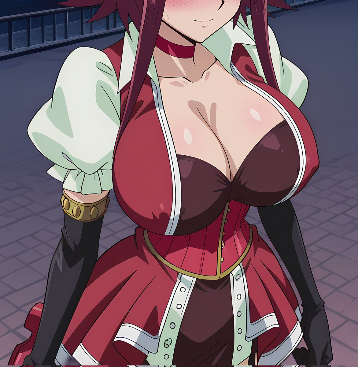 She always notices people staring. . .