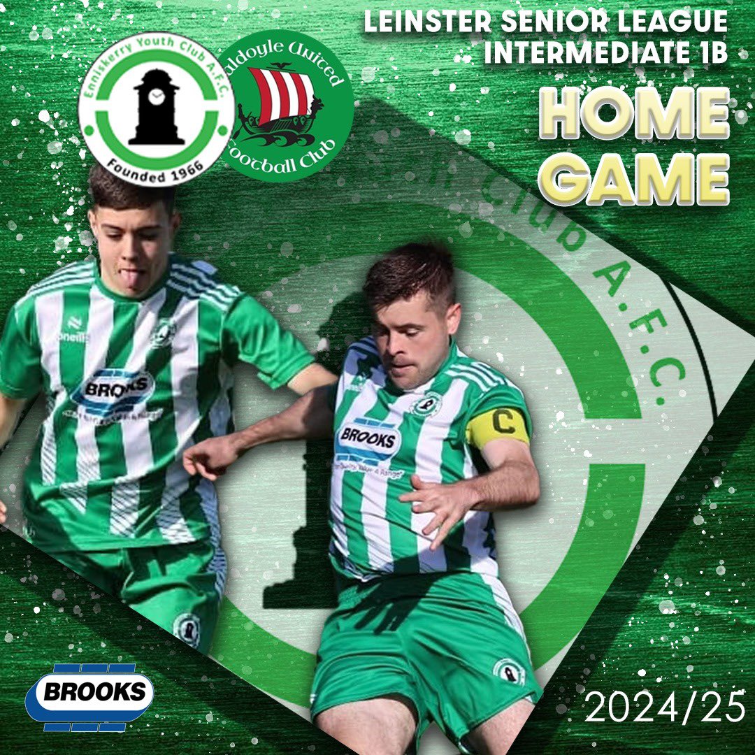 This weekend sees us facing into an Enniskerry / Baldoyle double header

Saturday Seniors travel away to Baldoyle on Saturday

Sunday Seniors welcome Baldoyle to Enniskerry on Sunday

Get out and support the lads

🟢⚪️🟢⚪️🟢⚪️🟢⚪️