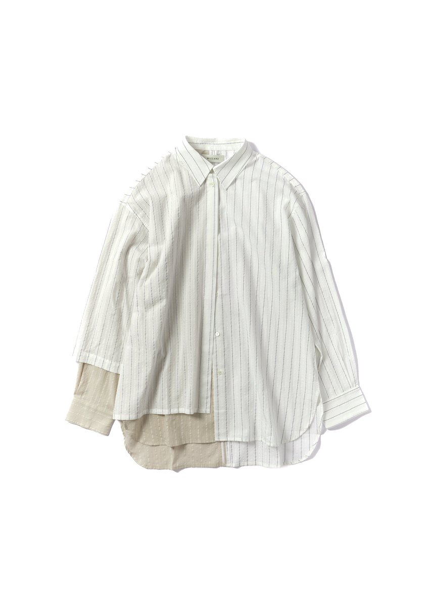 wizzard_fac's tweet photo. 📍DOCKING FLIP SHIRT📍

アシンメトリーにドッキングされた片側の身頃パーツが左右で入
れ替え可能なギミックは、コーディネイトにバリエーションをも
たせます。
一枚着やインナー、羽織りにも使える万能アイテムです。

https://t.co/kOnKeXjNhr https://t.co/lC0FAJLus9