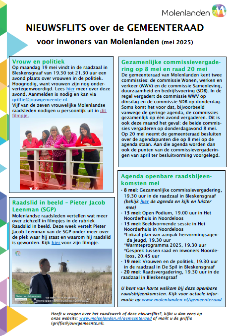 gemeenteraad Molenlanden tweet media