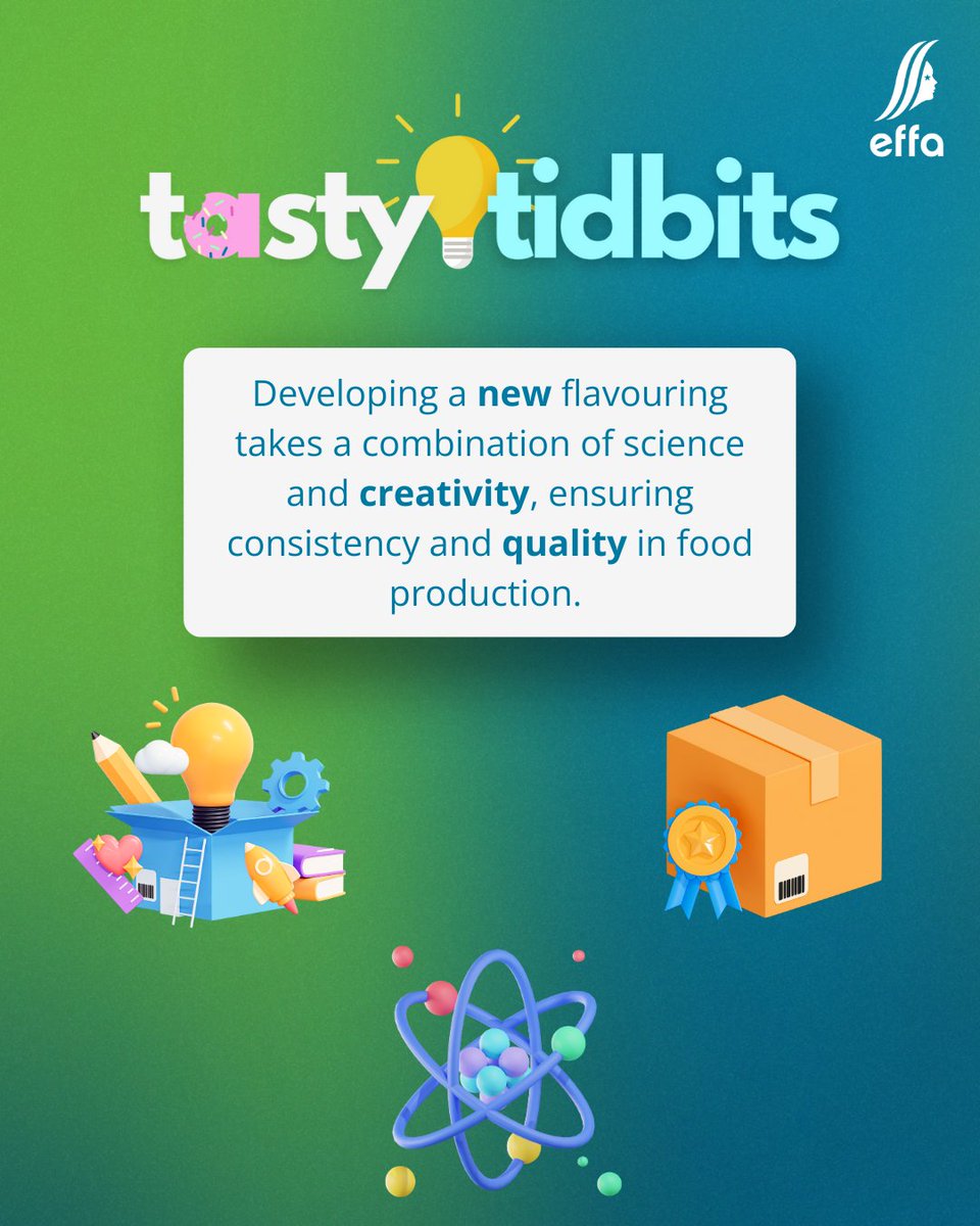 🔬🎨 Crafting flavourings blends science &amp; creativity! Flavourists ensure every bite tastes just right — from first batch to final product. 🧁✅
Curious about how it's done? ▶️ Watch our video &amp; taste the joy! youtube.com/watch?v=qhM2JR… 
#Flavour #TasteMatters #EFFA #FlavourPro