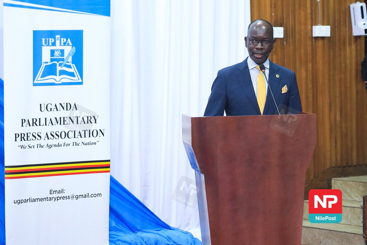 Uganda Parliamentary Press Association (@uppareports) on Twitter photo Government chief whip, <a href="/HamsonObua/">Denis Hamson Obua</a> represented the chief guest, <a href="/Thomas_Tayebwa/">Thomas Tayebwa</a> at the #UPPAHOSTSWPFD #WorldPressFreedomDay Government chief whip, <a href="/HamsonObua/">Denis Hamson Obua</a> represented the chief guest, <a href="/Thomas_Tayebwa/">Thomas Tayebwa</a> at the #UPPAHOSTSWPFD #WorldPressFreedomDay
