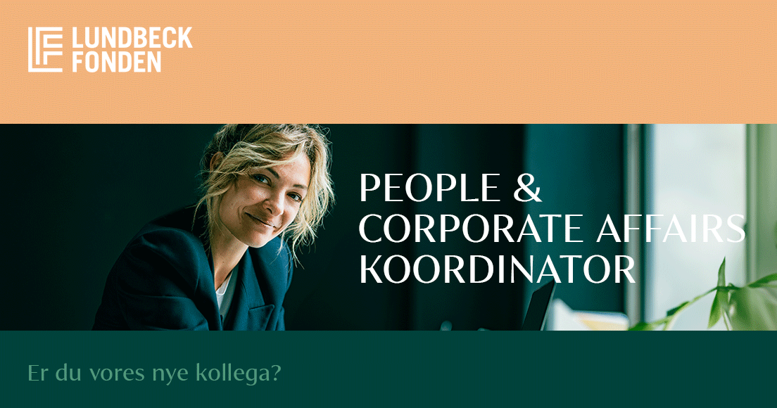 ⭐Vi mangler dig! 
Lige nu søger vi en People &amp; Corporate Affairs koordinator til Lundbeckfonden! Få en varieret hverdag, samarbejd med engagerede kolleger, og gør en forskel. 

Læs mere om stillingen her: ow.ly/MI8e50VJHXf 
Ansøg senest d. 12. maj 2025.
#job #HR
