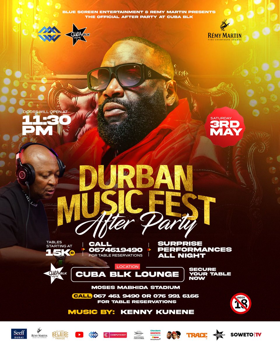 YourBoiShu_'s tweet photo. Tomorrow after the fest its After party at CUBA BLK AFTERPARTY.🔥🔥🔥
#DurbanMusicFest 
#DMF2025 
Blue Screen Entertainment https://t.co/NBveWEwP1D