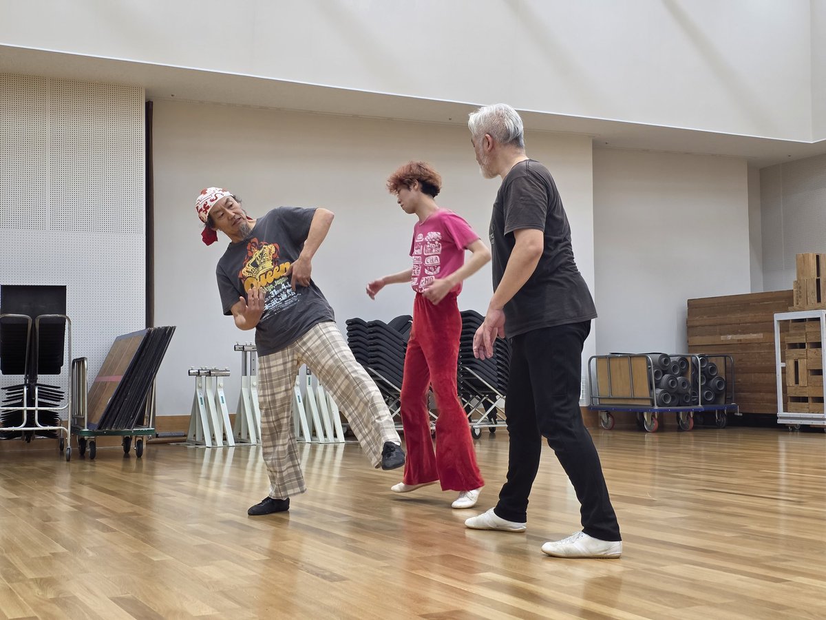 DancerKoga's tweet photo. コンドルズ埼玉公演 Born to Run リハーサル始まりました。チケット売り切れそうなので早めにご連絡をお願いいたします。 https://t.co/hJ7ttrk9kN