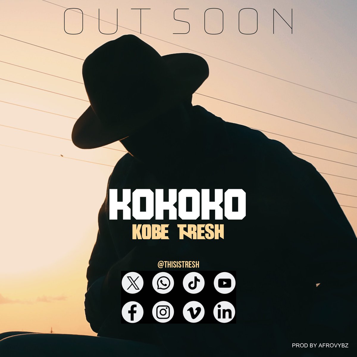 New music dropping on the 4 May, this Sunday 
Kokoko is off the *HILL TOP CITY EP* which is also coming soon. 
Produced by Afrovybz Rich VybCity 
Mixed and mastered by vibehouseghana
Artwork by Elormbeat Gh