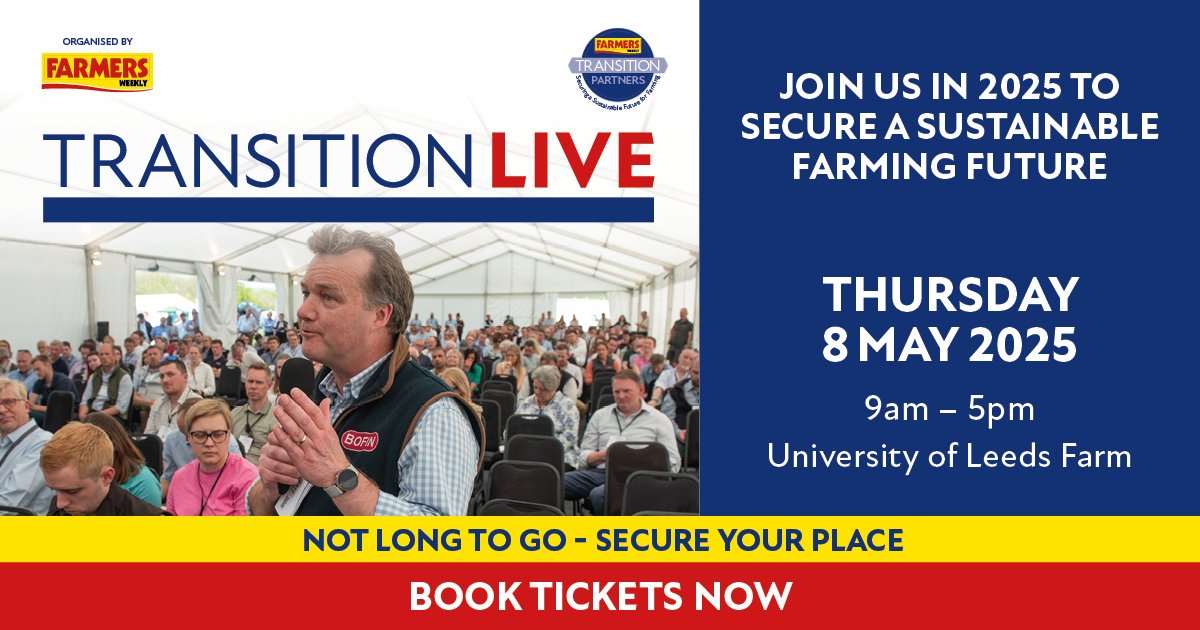 @BofinFarmers (@bofinfarmers) on Twitter photo Not long to go 🤩🗣️
Make sure to secure your tickets to join us at the <a href="/FarmersWeekly/">Farmers Weekly</a> Transition Live event on 8th May for a day of innovation, networking & knowledge exchange😁👇
🎟️transitionlive.evessiocloud.com/transitionlive… Not long to go 🤩🗣️
Make sure to secure your tickets to join us at the <a href="/FarmersWeekly/">Farmers Weekly</a> Transition Live event on 8th May for a day of innovation, networking & knowledge exchange😁👇
🎟️transitionlive.evessiocloud.com/transitionlive…