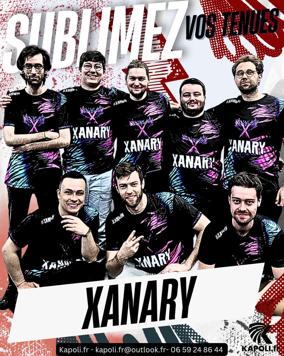 Personnalise ton flow, impose ton jeu !

Maillot sur-mesure pour sportifs stylés avec Kapoli.

🔥 100 % toi — 100 % performance 🔥
#TonStyleTonKapoli #SportEtStyle #KapoliVibes