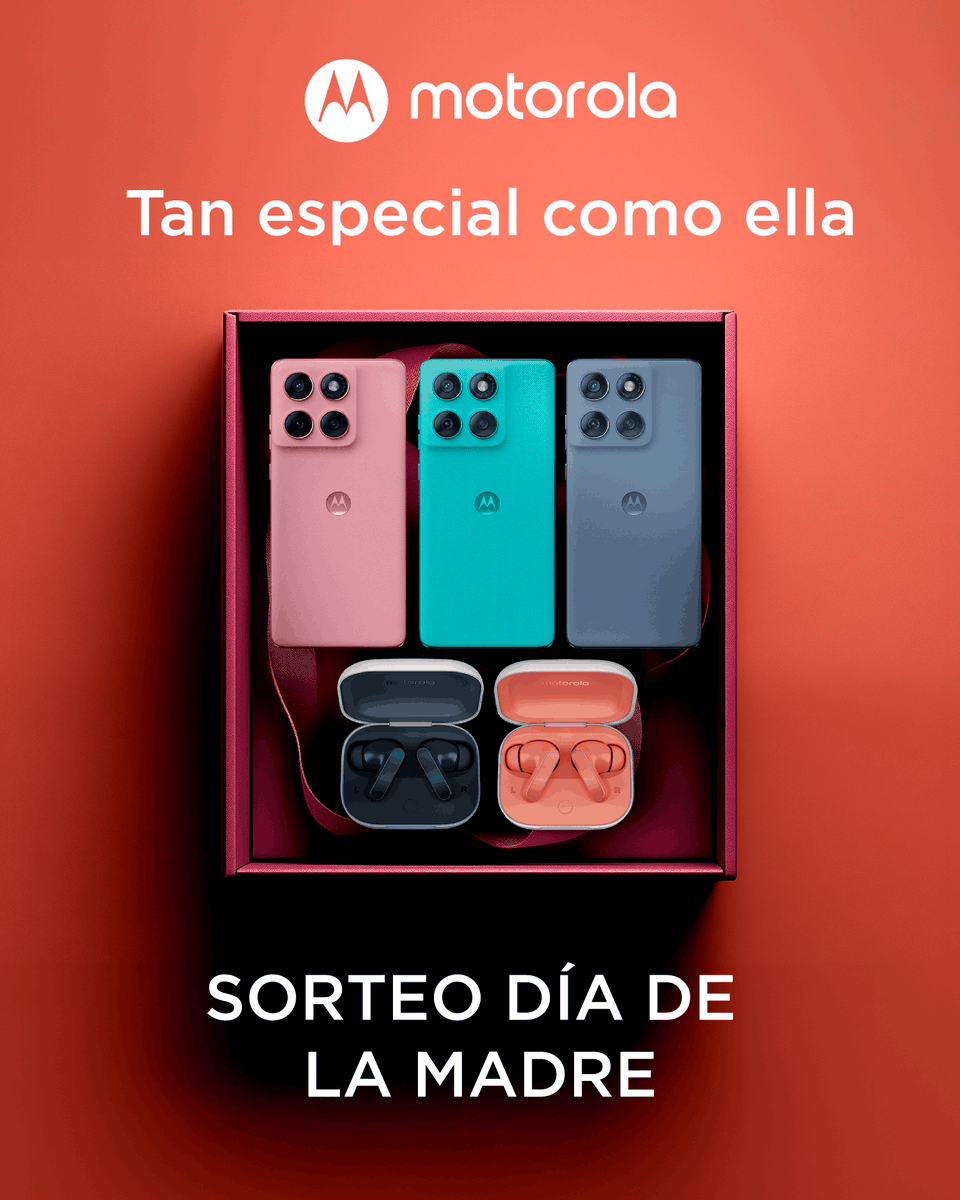 #SORTEO| #DíadelaMadre 😍 Devuélvele todo el amor con un regalazo.

Consigue un edge 60 fusion y unos moto buds en el color que elijas. 👇

1️⃣Sigue a <a href="/MotorolaESP/">Motorola España</a> 
2️⃣RT a este post
3️⃣Responde al post mencionando a alguien

*Disponible hasta 11/05 BBLL 👉 epr.ms/42B0djP