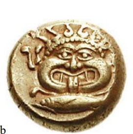 On #WorldTunaDay lovely specimens on a Roman mosaic from Aquileia on the Adriatic and a coin of Cyzicus, a town on the coast of the Sea of Marmara heavily dependent on fish which usually put a tuna on its metal currency. Medusa is clearly hungry