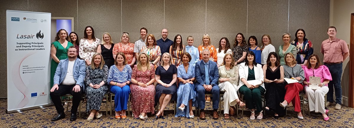 ILProgramme's tweet image. Congratulations to participants of Cohort 1 of Lasair: Supporting Principals & Deputy Principals who graduated yesterday evening.@ETBIreland @paulcrone_napd @NAPD_IE