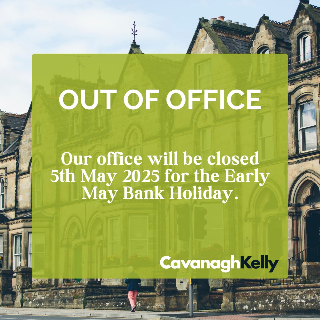 Friendly reminder that our office will be closed May 5th, for the Early May Bank Holiday. We'll be back to our desks on May 6th. 

We hope everyone enjoys the long weekend!