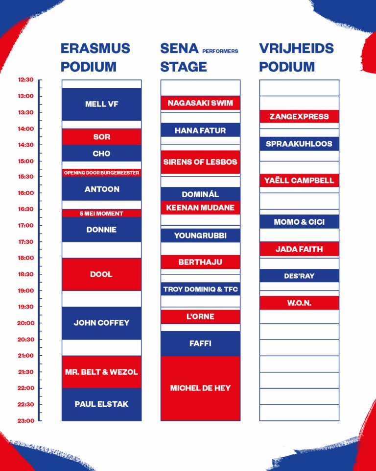 5 mei vieren we onze vrijheid. Nooit vanzelfsprekend. Zeker nu niet.

Ik ben blij dat provincie <a href="/zuid_holland/">Provincie Zuid-Holland</a> de steun aan beide Zuid Hollandse bevrijdingsfestivals heeft verhoogd. Ik bezoek maandag het festival in Rotterdam.

Sorry, <a href="/BevrijdingDH/">Bevrijdingsfestival Den Haag</a>