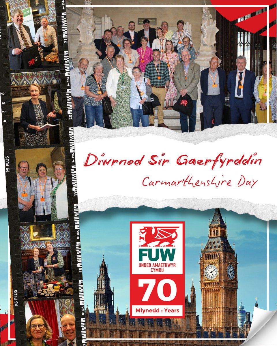 FUW - Undeb Amaethwyr Cymru (@fuw_uac) on Twitter photo 🧵👇
Roeddem yn falch iawn o gefnogi <a href="/AnnBremenda/">Ann Davies AS / MP</a> yr wythnos hon wrth gynnal Diwrnod Sir Gâr yn San Steffan.
Earlier this week, FUW were delighted to work with our Carmarthen branch Chair, <a href="/AnnBremenda/">Ann Davies AS / MP</a> in delivering a very special Carmarthenshire Day at Westminster.
( 1/6) 🧵👇
Roeddem yn falch iawn o gefnogi <a href="/AnnBremenda/">Ann Davies AS / MP</a> yr wythnos hon wrth gynnal Diwrnod Sir Gâr yn San Steffan.
Earlier this week, FUW were delighted to work with our Carmarthen branch Chair, <a href="/AnnBremenda/">Ann Davies AS / MP</a> in delivering a very special Carmarthenshire Day at Westminster.
( 1/6)