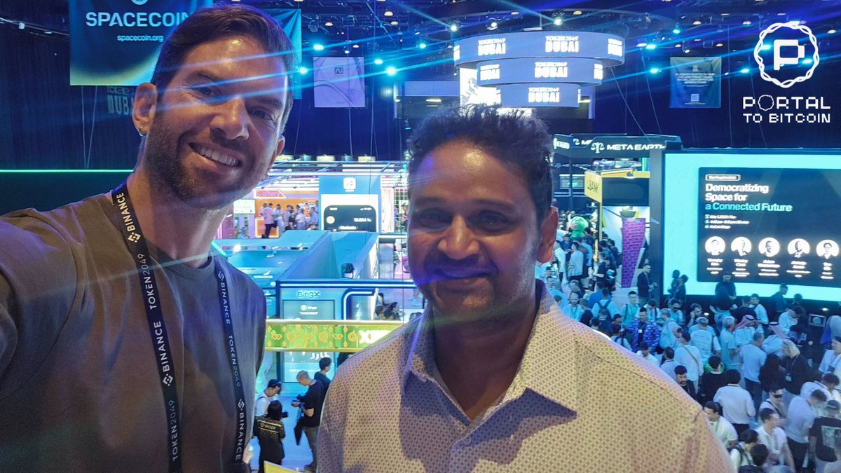 Portal (@portaltobitcoin) on Twitter photo What an incredible time at #TOKEN2049 in Dubai!
Our CEO, <a href="/csentropy/">Chandra Duggirala M.D</a>, and Head of BD, <a href="/PORTAL_ROBIN/">Robin E-Frey</a>, were thrilled to connect with some of the brightest minds in the industry at this world-class summit!
From game-changing discussions to forging new partnerships, TOKEN2049 What an incredible time at #TOKEN2049 in Dubai!
Our CEO, <a href="/csentropy/">Chandra Duggirala M.D</a>, and Head of BD, <a href="/PORTAL_ROBIN/">Robin E-Frey</a>, were thrilled to connect with some of the brightest minds in the industry at this world-class summit!
From game-changing discussions to forging new partnerships, TOKEN2049