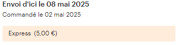 swordecom's tweet image. La piraterie !!!!
mettez un surclassement de livraisons pour livraison 'Express' c'est que du bonus !