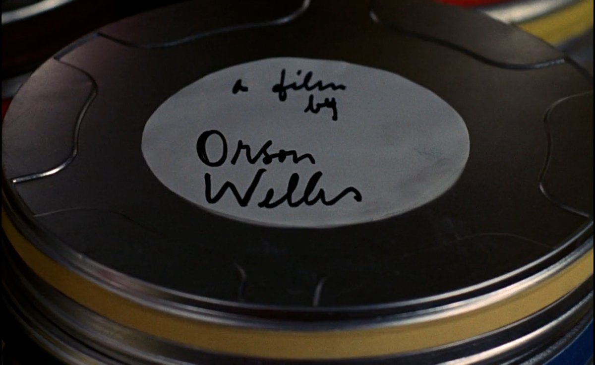 Orson Welles in F FOR FAKE, 1973.