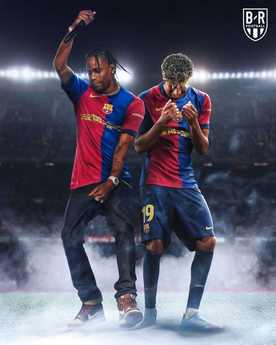 The Travis Scott takeover at Barça 🌵