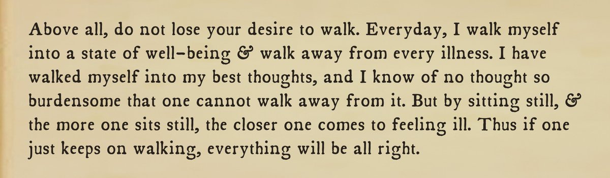 Søren Kierkegaard, just go for a walk
