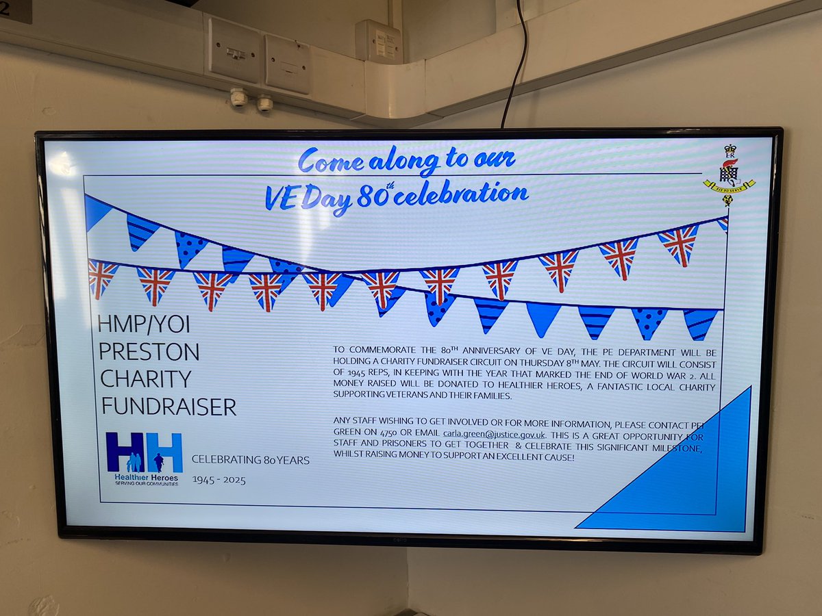 A Busy and Impactful Day yesterday  of Veteran Support Across the Region

Visits to HMP WYMOTT AND PRESTON as well as supporting a veteran in court rewarding day for the Healthier Heroes team, filled with meaningful engagement and vital support for our veteran community.