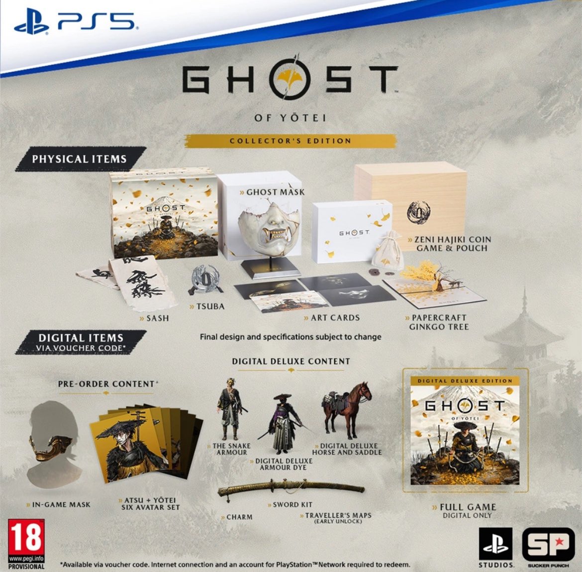 just ordered the collectors edition for Ghost of Yōtei yayyyy