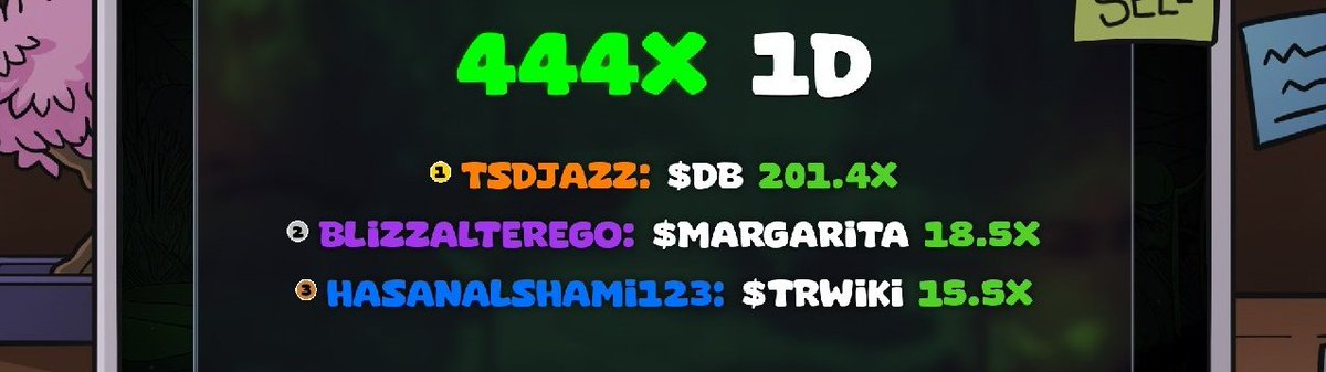 Gave you these Top $SOL #memecoins 

Over the span of 30 days: 🔥

👑 #letsbonk ➡️ 716x
2️⃣ $TROLL ➡️ 446x
3️⃣ #GrokBoop ➡️ 382x
4️⃣ #okintama ➡️ 355x
5️⃣ #fuckcoin ➡️ 241x
6️⃣ #Hosicocat ➡️ 208x
7️⃣ #trencher ➡️ 140x
8️⃣ $NEET ➡️ 110x
9️⃣ $GROK ➡️ 100x
🔟 $db ➡️ 92x
1️⃣ $LAND ➡️ 91x
1️⃣