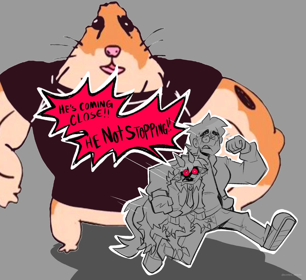 Somee_spark's tweet image. almost forgotten this bonus sketch while drawing one of my ocs