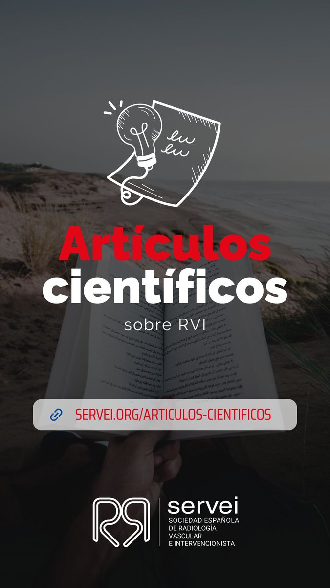 SERVEI - Radiología Vascular Intervencionista (@serveisoc) on Twitter photo ¿Eres de los afortunados que estás de puente y no sabes qué hacer? 😂
Aquí te dejamos un poco de lectura científica para amenizar el finde y actualizarte en #RadiologiaIntervencionista!
Consulta los nuevos artículos sobre #RVI en nuestra web👇
servei.org/articulos-cien…
#IRad ¿Eres de los afortunados que estás de puente y no sabes qué hacer? 😂
Aquí te dejamos un poco de lectura científica para amenizar el finde y actualizarte en #RadiologiaIntervencionista!
Consulta los nuevos artículos sobre #RVI en nuestra web👇
servei.org/articulos-cien…
#IRad