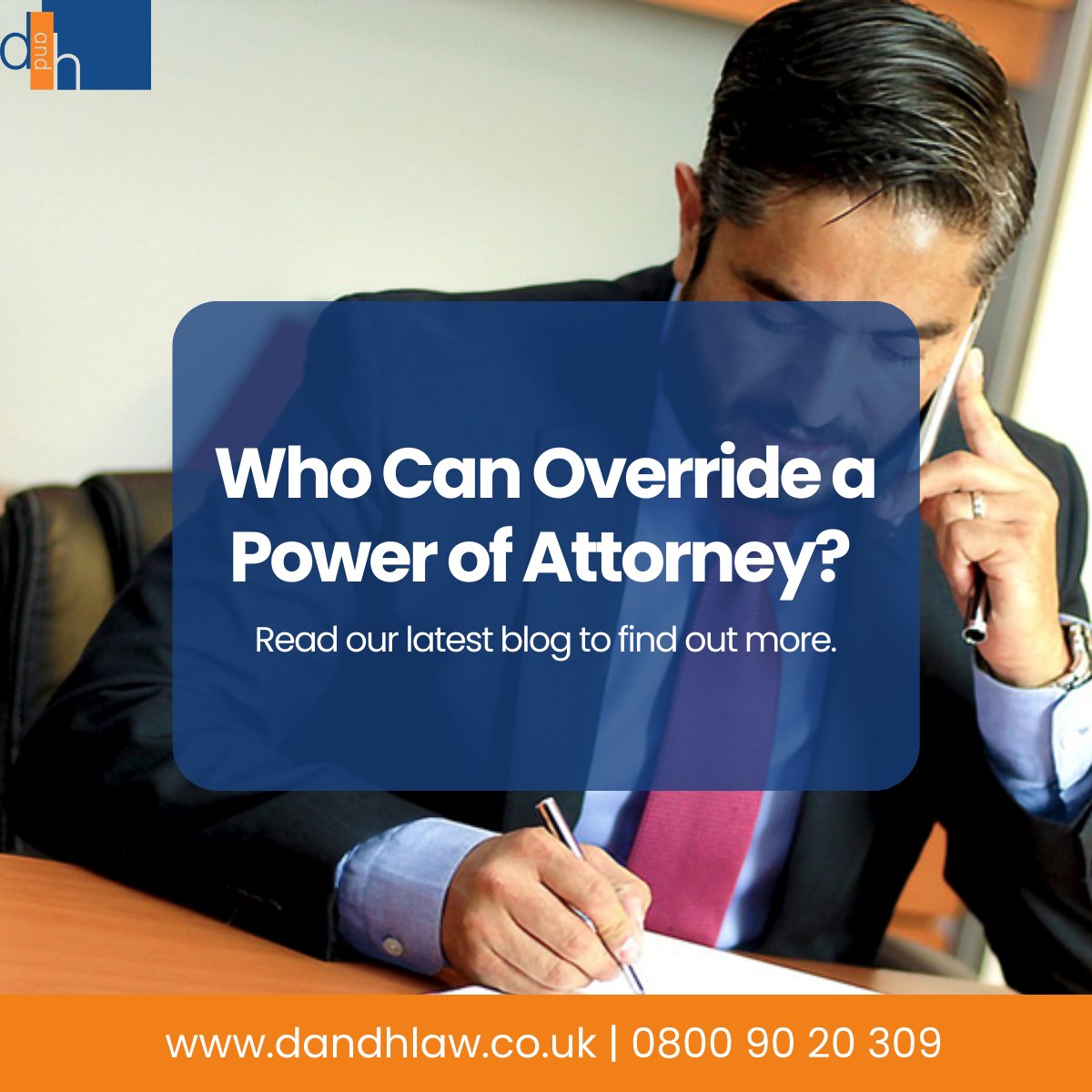 A Power of Attorney gives someone you trust the ability to act on your behalf, but what happens if that trust is broken?

Whether you're putting one in place or dealing with concerns about an existing PoA, understanding your rights is essential.

👉 dandhlaw.co.uk/blog/who-can-o…