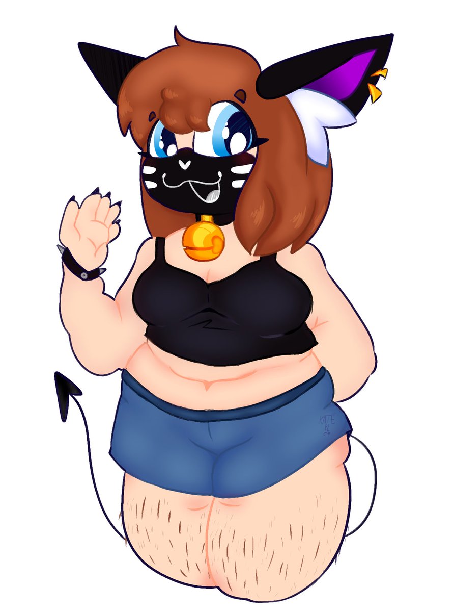 KateplUwU1's tweet photo. this is first time drawing my OC like this.usually i draw her as a slimmer character, but i want to be more comfortable with my body and i thought i would start drawing kate as a more chubby character as a form of....therapy? so..yea, this is the real me! olmost real me https://t.co/sCFLsKdEyh