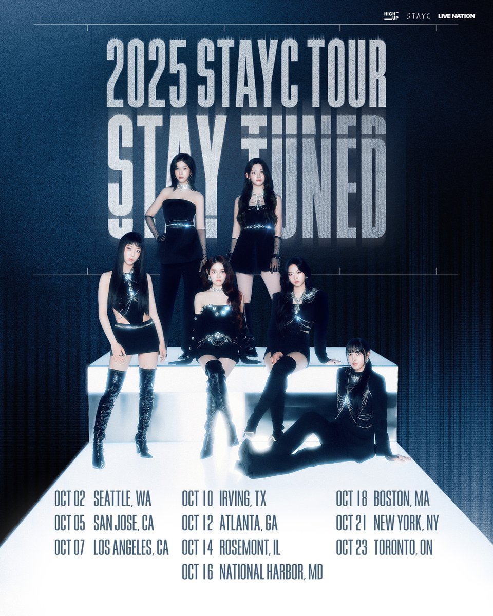 2025 STAYC TOUR [STAY TUNED] in North America Schedule Announce