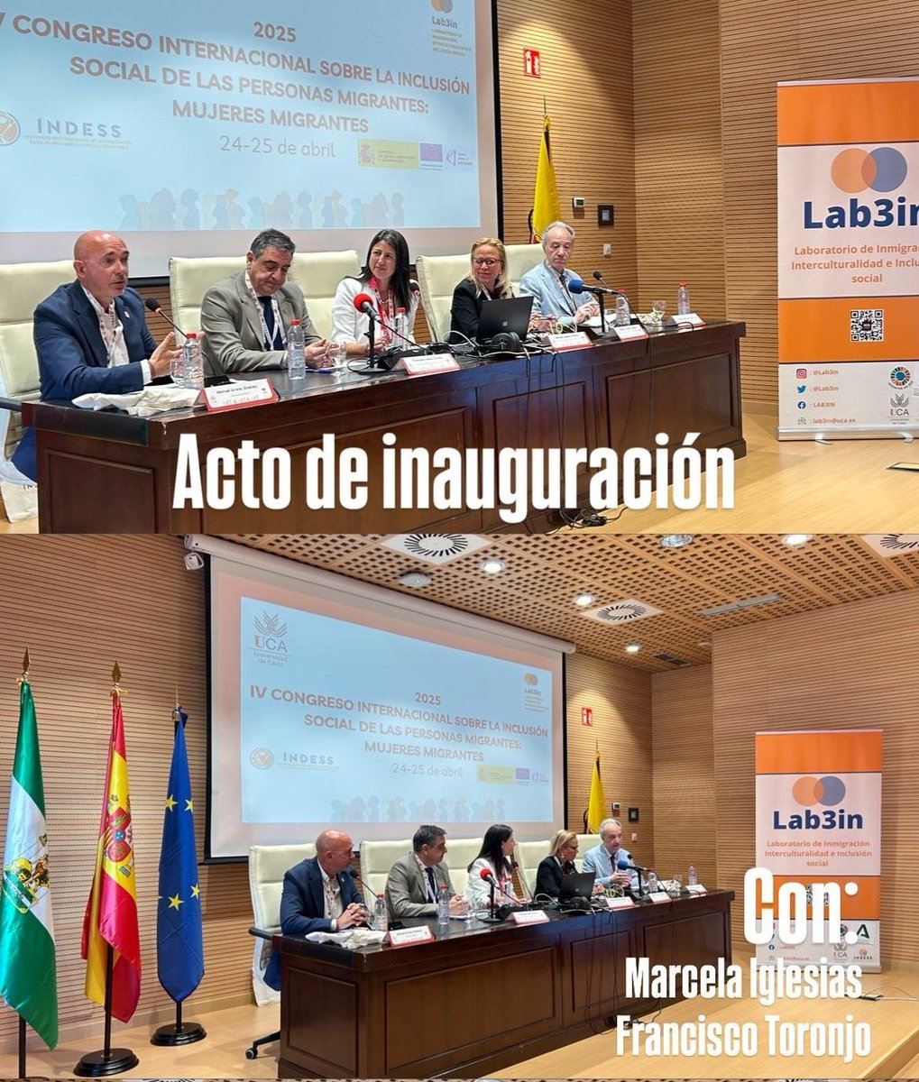 Inauguración del IV Congreso Internacional sobre la Inclusión Social de las Personas Migrantes: Mujeres Migrantes,  organizado por la UCA. 
Espacio crucial para tratar la compleja realidad de la intersección entre género y migración, y buscar propuestas concretas de mejora.