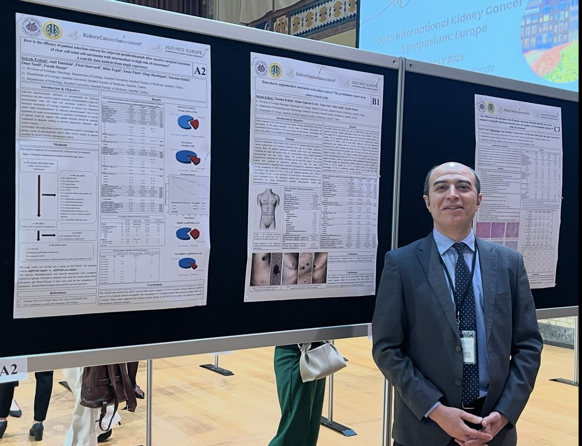 EAU-YAU Renal Cancer Working Group (@eauyau_renalca) on Twitter photo Great <a href="/EAUYAU_RenalCa/">EAU-YAU Renal Cancer Working Group</a> presence at #IKCSEU25!๐ฅ
From educational sessions to posters & workshops! ๐chance to show what our group does for kidney cancer research <a href="/danieleamparore/">Daniele Amparore</a> <a href="/LauraMarandino/">Laura Marandino</a> <a href="/Selcuk__Erdem/">Selcuk Erdem</a> <a href="/ronanflippot/">Ronan Flippot</a> <a href="/EAUYAUrology/">EAU Young Academics</a>
๐๐ <a href="/KidneyCancer/">Kidney Cancer</a> for this opportunity! Great <a href="/EAUYAU_RenalCa/">EAU-YAU Renal Cancer Working Group</a> presence at #IKCSEU25!๐ฅ
From educational sessions to posters & workshops! ๐chance to show what our group does for kidney cancer research <a href="/danieleamparore/">Daniele Amparore</a> <a href="/LauraMarandino/">Laura Marandino</a> <a href="/Selcuk__Erdem/">Selcuk Erdem</a> <a href="/ronanflippot/">Ronan Flippot</a> <a href="/EAUYAUrology/">EAU Young Academics</a>
๐๐ <a href="/KidneyCancer/">Kidney Cancer</a> for this opportunity!