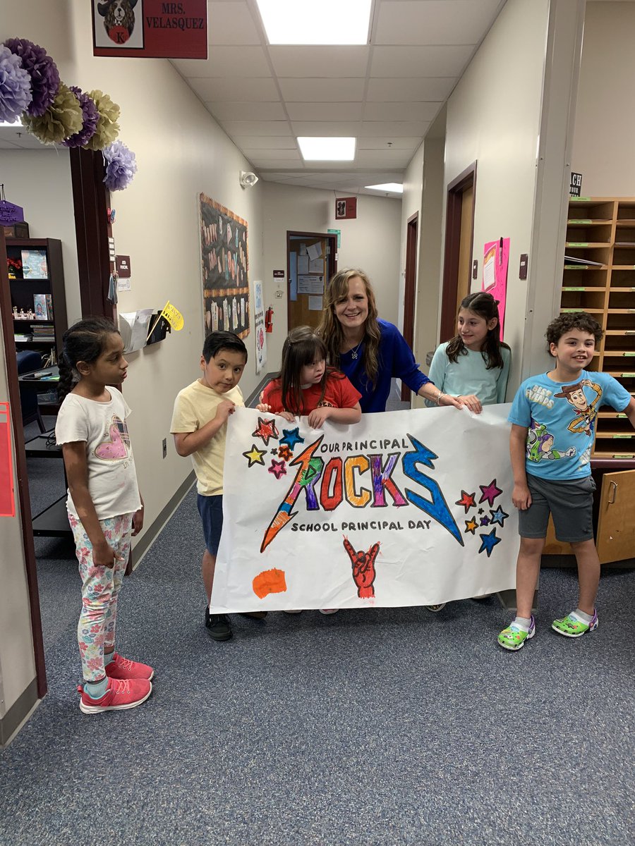 Our Principal ROCKS 🤘 we love <a href="/KirVelasquez/">Kirsten Velasquez</a>!