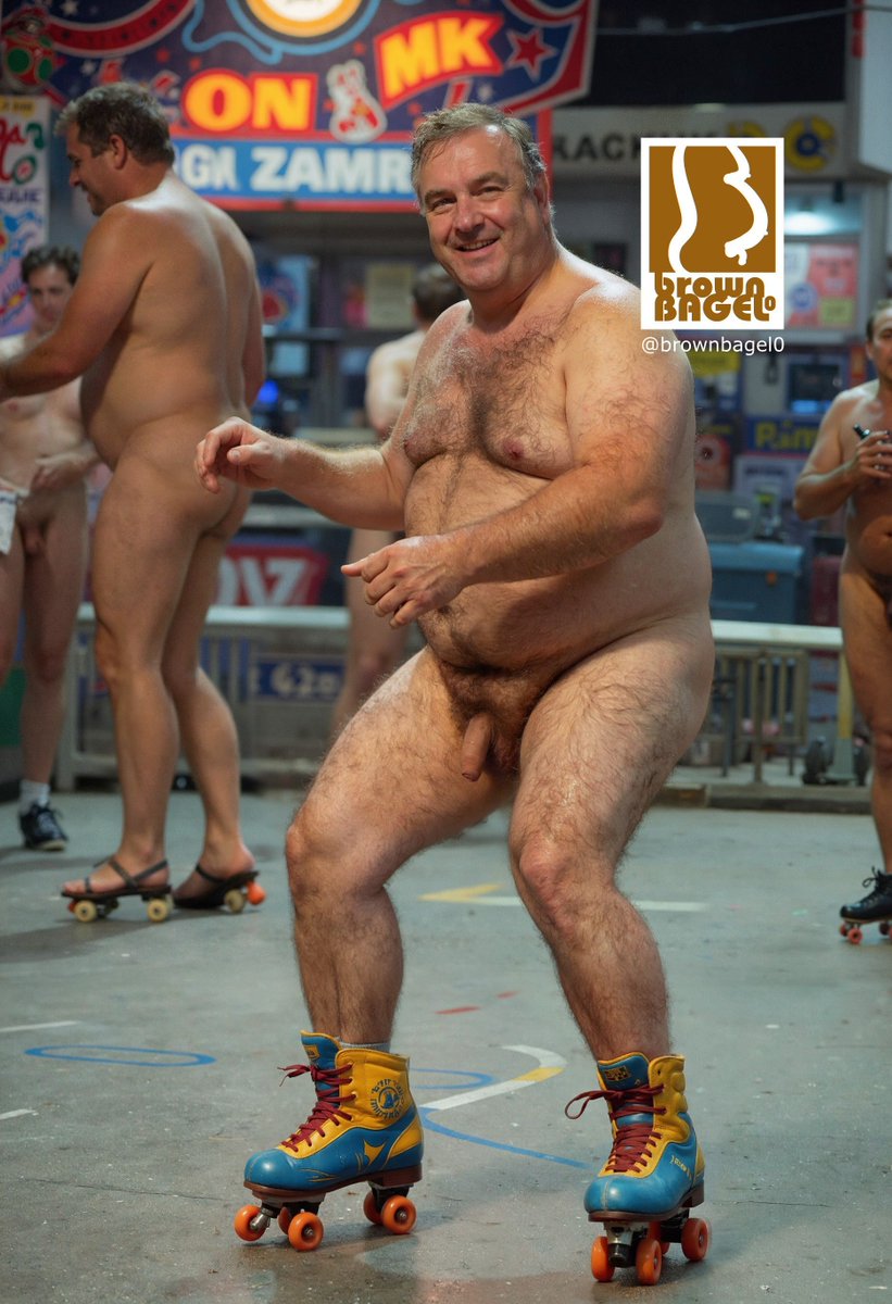 The funny day at the arcade hall, on roller skates.
Very revealing vintage snapshots -series

#LetsRoll #AiPorn #Brownbagel0 #AiArt #Erotic #Porn #NSFW #SexyLargeGentlemen #Bears #Daddies #OlderMan #ChubbyMan #FatMan