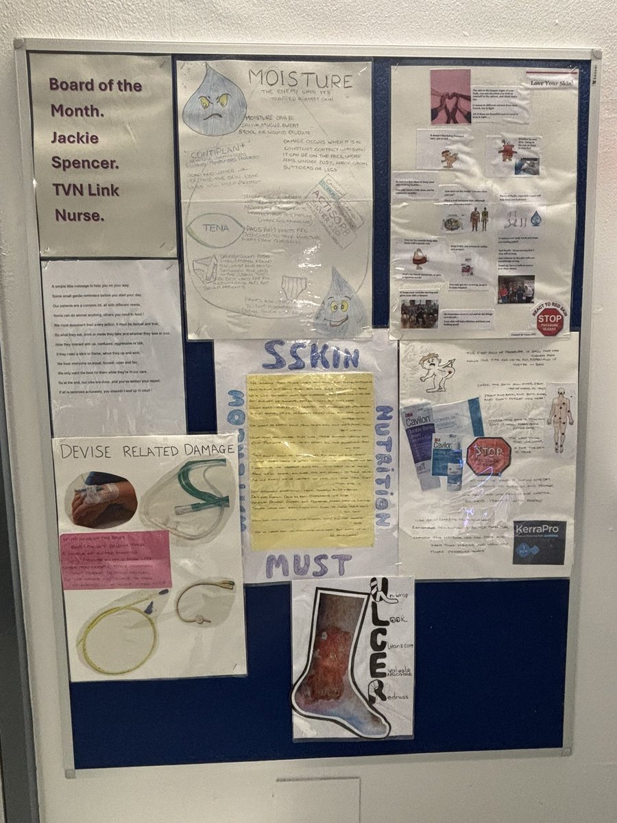 Excellent work AMU with promoting staff awareness and understanding on skin damage. I’m looking forward to your next focus!!  #PatientSafety👌🏻👏🏻🙌🏻 #TeamAMU <a href="/GEHNHSnews/">George Eliot Hospital NHS Trust</a> <a href="/SARAHCOLKIN/">SARAH COLKIN</a>