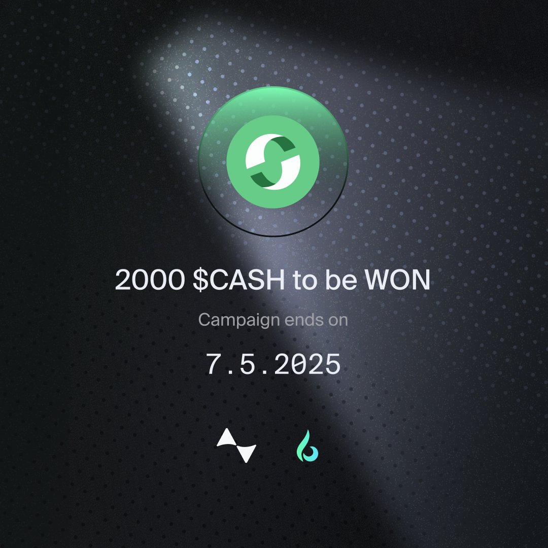 📢 Final Week Reminder

This is your last opportunity to participate in <a href="/starknet_quest/">Starknet quest</a> and stand a chance to earn up to 2000 $CASH.

Earn up to ✨44% APY in our LP-Staking strategy.

Don’t miss out—complete your quests before the deadline.
👉starknet.quest/quests