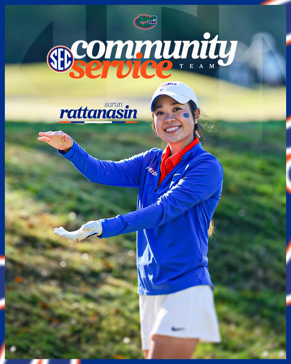 Gators Golf (@gatorsgolf) on Twitter photo Giving back 🫶
Congrats to Sarun on being named to the SEC Community Service Team!
#GoGators 🐊 x <a href="/GatorsExp/">The Gators Experience</a> Giving back 🫶
Congrats to Sarun on being named to the SEC Community Service Team!
#GoGators 🐊 x <a href="/GatorsExp/">The Gators Experience</a>