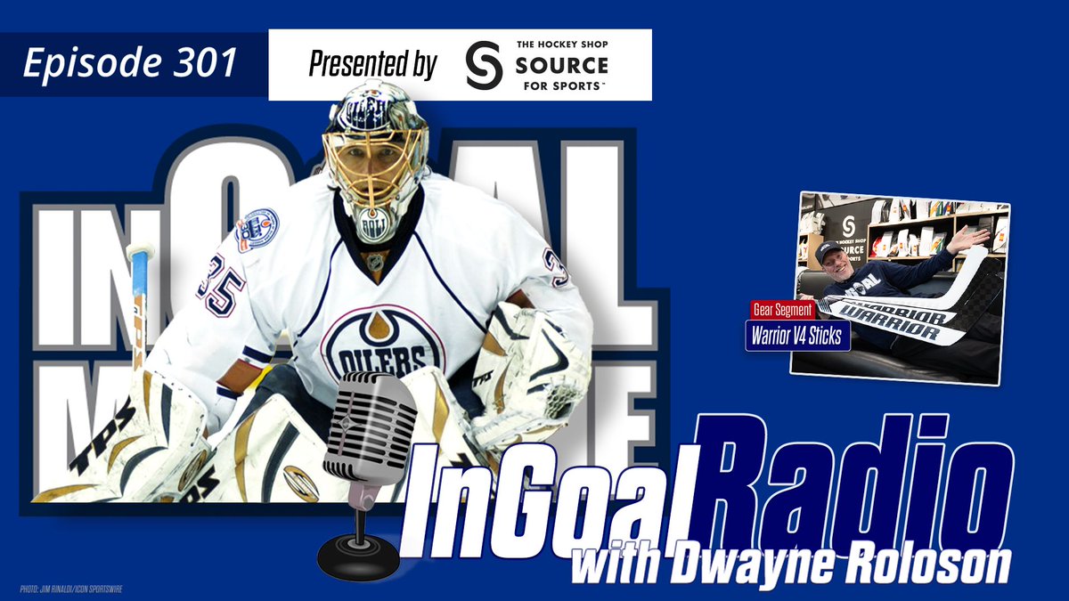Can't miss interview with Dwayne Roloson in Episode 301 of the InGoal Radio Podcast presented by @thsgoal includes goalie-specific lessons on and off the ice from 18 seasons in the NHL and more than a decade of coaching since. 

Listen here: ingoalmag.com/2025/04/30/ing…